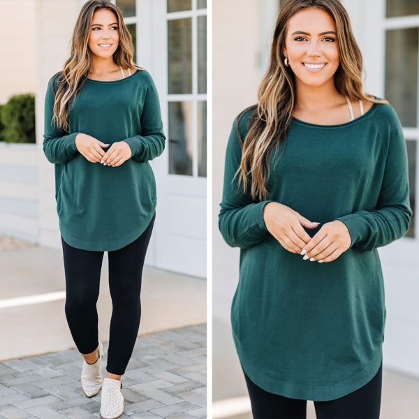 Good Girl Gone Juniper Green Classic Tunic Online Hot Sale - Image 5
