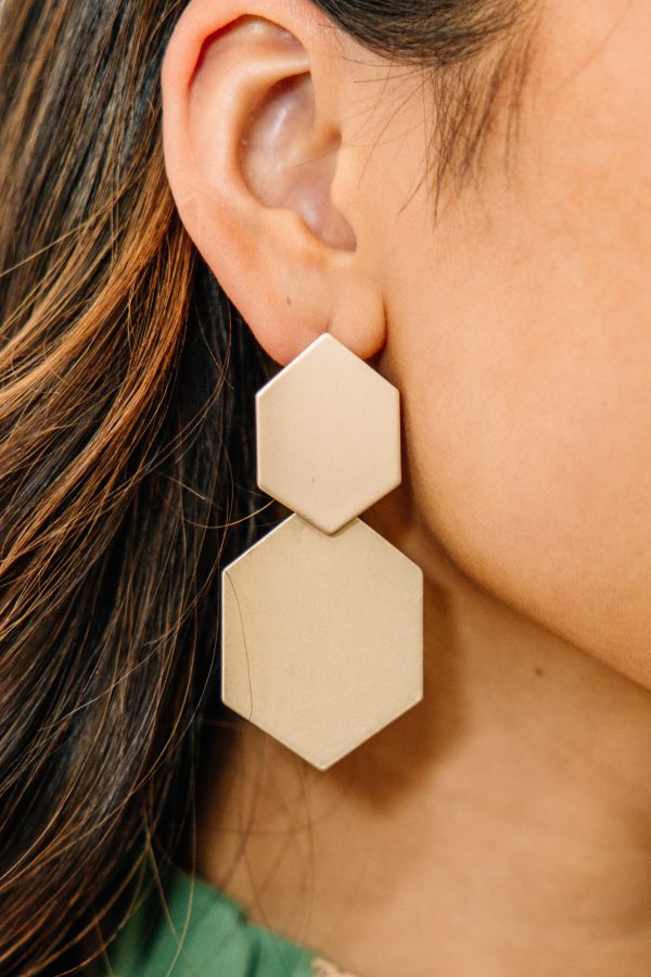 Stand Strong Gold Earrings Supply