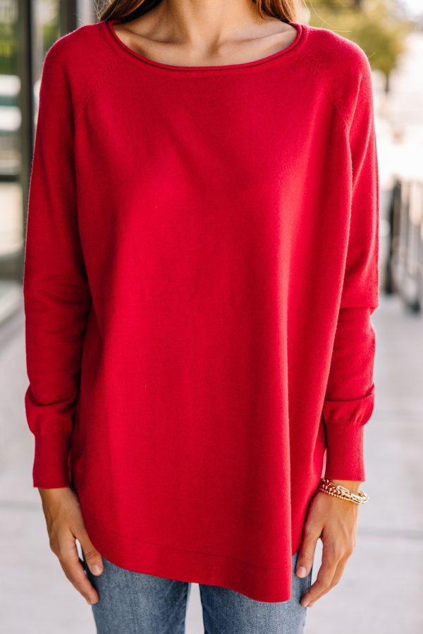 Good Girl Gone Lipstick Red Classic Tunic Online now - Image 4