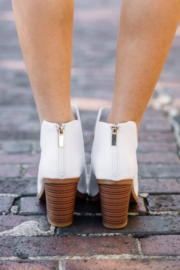Know You Well White Heeled Booties Online now - Image 4