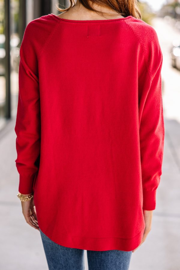 Good Girl Gone Lipstick Red Classic Tunic Online now - Image 3