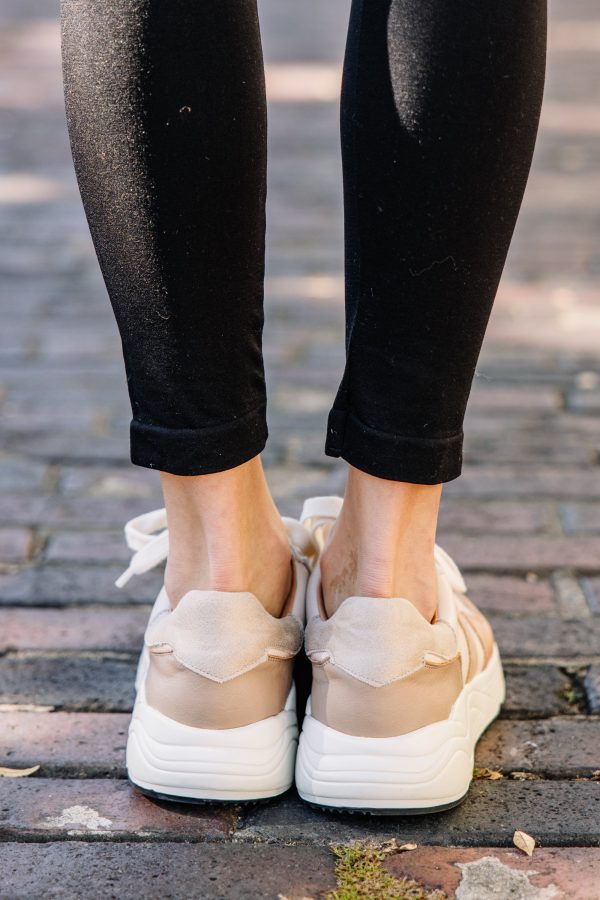 Strike A Pose Beige Brown Sneakers For Cheap - Image 4