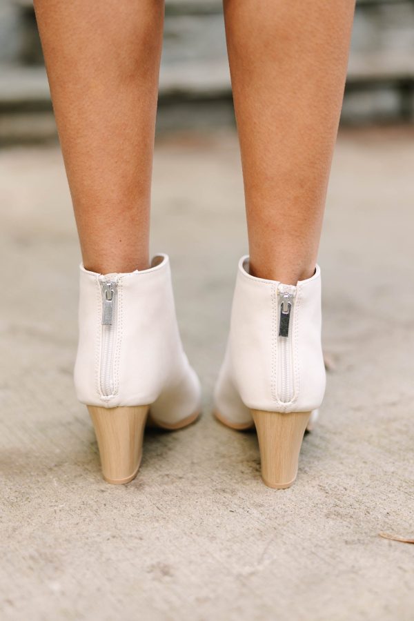 Work With It White Booties Hot on Sale - Image 2