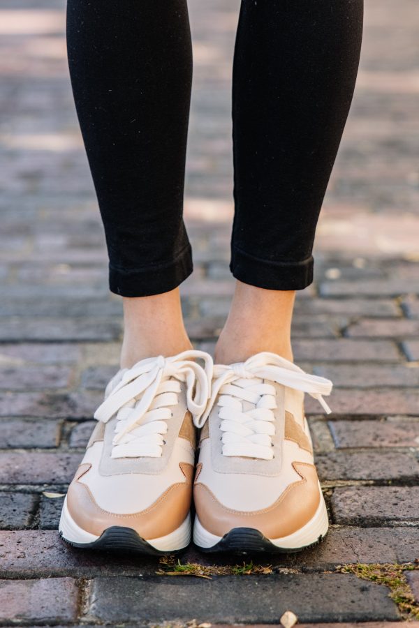Strike A Pose Beige Brown Sneakers For Cheap - Image 3