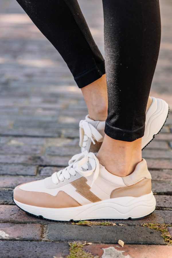 Strike A Pose Beige Brown Sneakers For Cheap - Image 2