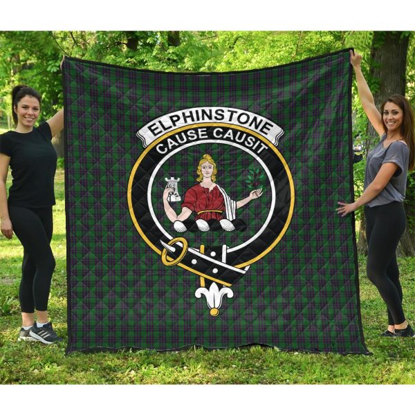 Elphinstone Tartan Crest Quilt on Sale - Image 3